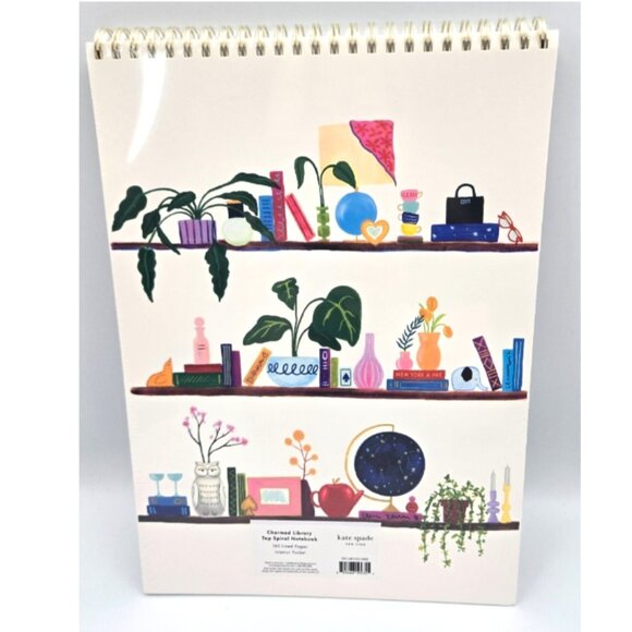 kate spade new york Large College Ruled Notebook, Charmed Library - Picture 3 of 6